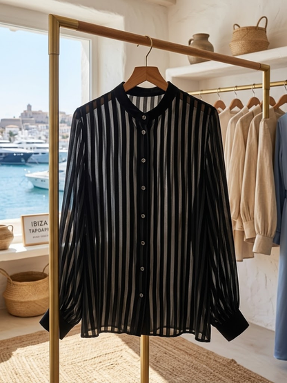 WOMEN'S BLOUSE SAN DIEGO - Boutique Fashion Top - BYMANYC ® New York