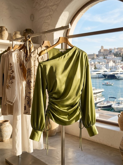 WOMEN'S BLOUSE SANTA FE - Boutique Fashion Top - BYMANYC ® New York