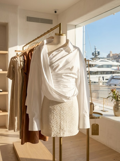 WOMEN'S BLOUSE SARASOTA - Boutique Fashion Top - BYMANYC ® New York
