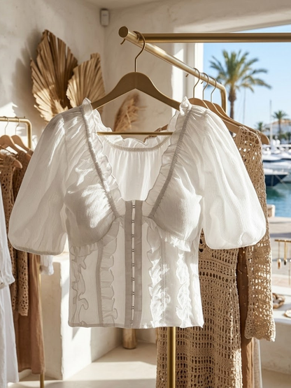 WOMEN'S BLOUSE WASHINGTON - Boutique Fashion Top - BYMANYC ® New York