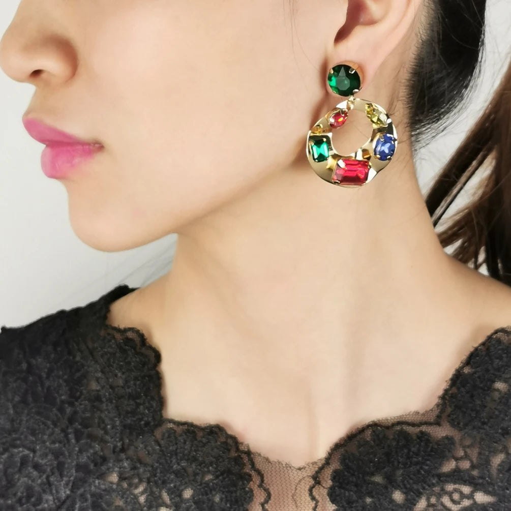 WOMEN'S EARRINGS Gold Color CARNEGIE - BYMANYC ® New York