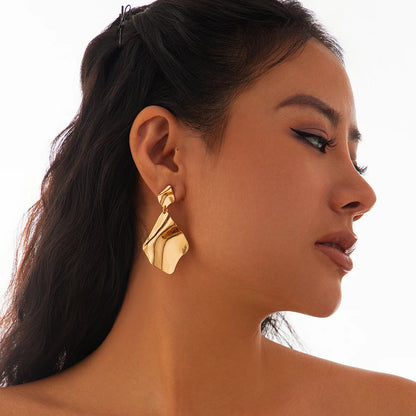 WOMEN'S EARRINGS Gold Color HUDSON - BYMANYC ® New York