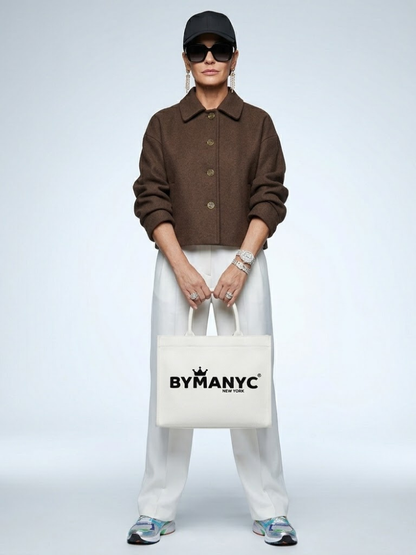 WOMEN'S JACKET Brown Wool MADISON - BYMANYC ® New York