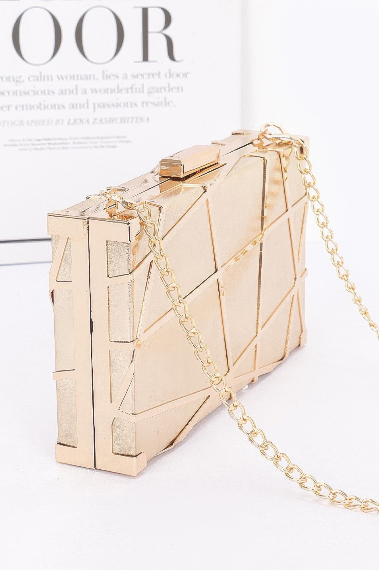 WOMEN'S METALLIC CLUTCH FIFTH AVENUE New Collection BYMANYC ® New York