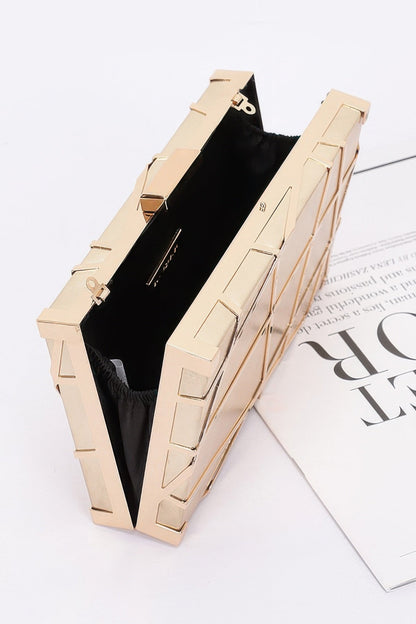 WOMEN'S METALLIC CLUTCH FIFTH AVENUE New Collection BYMANYC ® New York