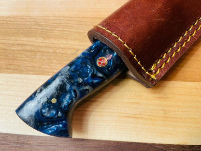 Damascus Utility Tanto Blade by Titan - TK-081