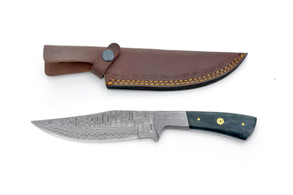 Hand Forged Damascus Knife , HUNTING KNIFE by TITAN TD-193
