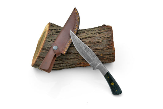 Hand Forged Damascus Knife , HUNTING KNIFE by TITAN TD-193
