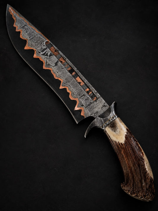 Custom - Copper Damascus Blade / Limited