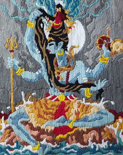 🧵 Lord Shiva in Meditation