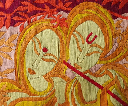 🧵Radha Krishna Abstract Harmony