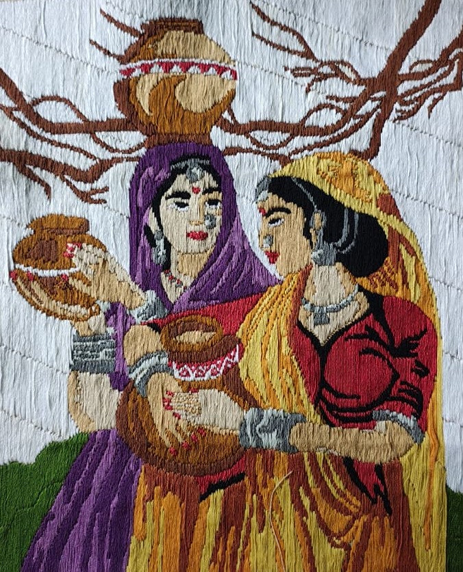 🧵Village Women with Pots