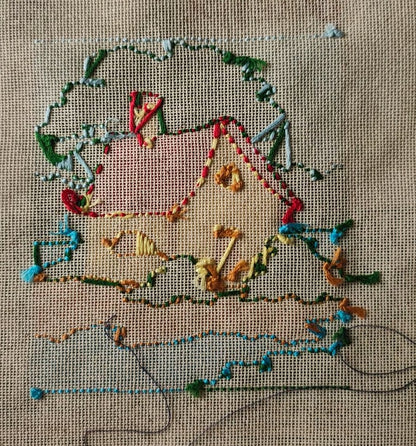 🧵Countryside Cottage Scene