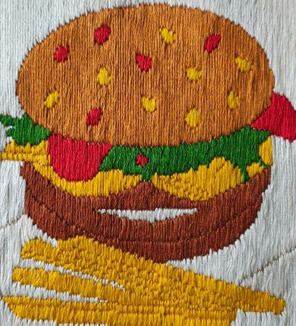 🧵Burger & Fries Delight