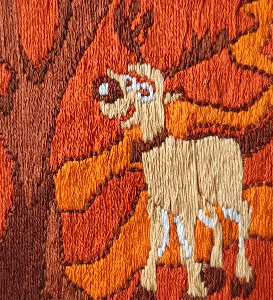 🧵Deer in Autumn Forest