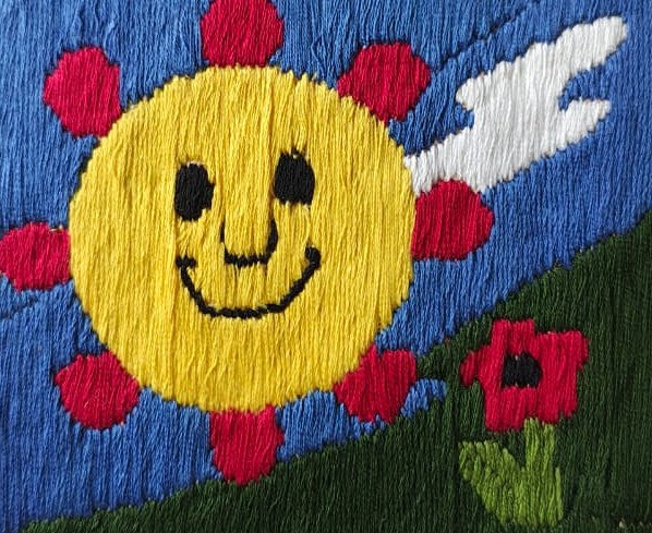 🧵Smiling Sun & Blooming Meadow