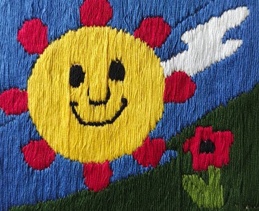 🧵Smiling Sun & Blooming Meadow
