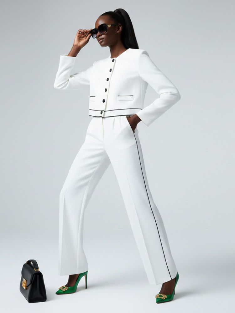 White MADISON Suit Jacket & Pants Prêt-À-Porter BYMANYC ® New York