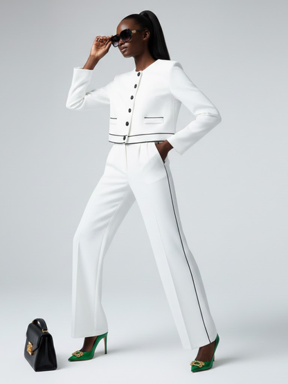 White MADISON Suit Jacket & Pants Prêt-À-Porter BYMANYC ® New York