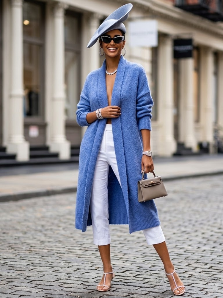 Woman's Cardigan STUYVESANT New Collection FASHION CHIC - BYMANYC ® New York