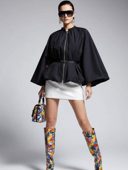 Women's Cape Bubble Jacket DUMBO New Collection Couture in Manhattan BYMANYC ® New York