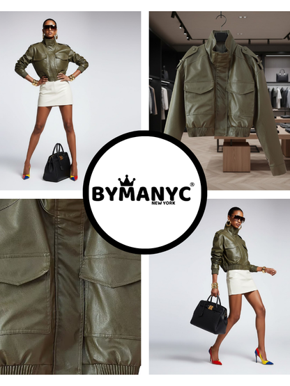 Women's Eco Jacket COLUMBUS NYFW New Collection BYMANYC ® New York