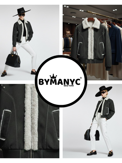 Women's Eco Jacket FLUSHING NY CITY Collection BYMANYC ® New York