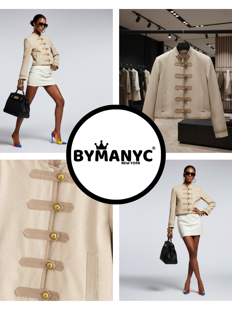 Women's Eco Jacket GRAND CENTRAL NYFW New Collection BYMANYC ® New York