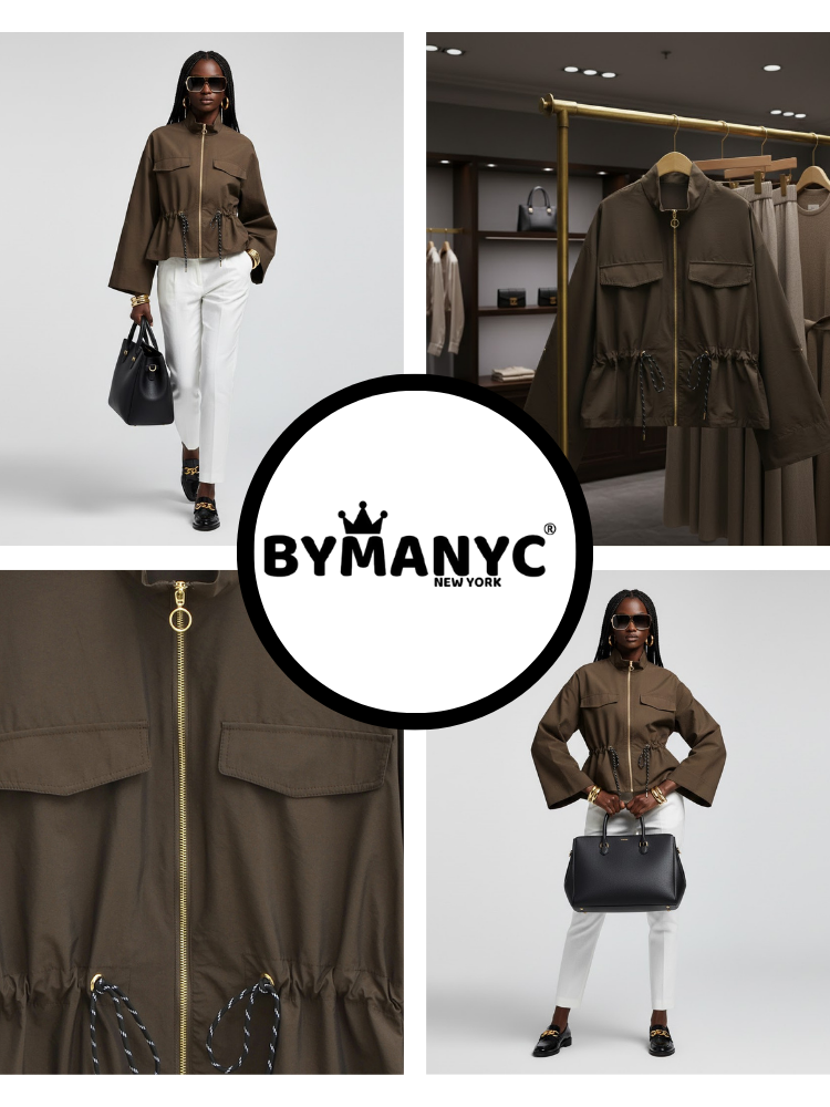 Women's Eco Jacket JACKSON HEIGHTS NY CITY Collection BYMANYC ® New York