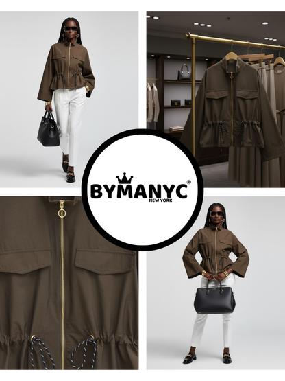 Women's Eco Jacket JACKSON HEIGHTS NY CITY Collection BYMANYC ® New York