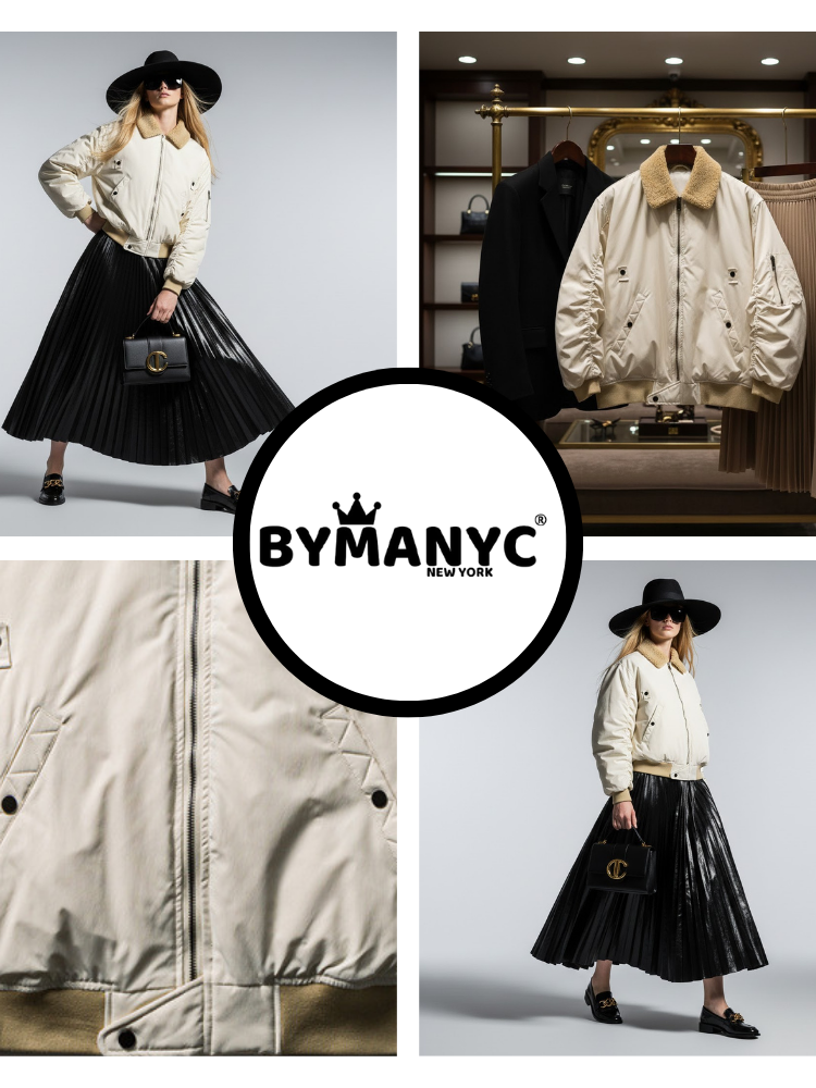 Women's Eco Jacket RED HOOK NY CITY Collection BYMANYC ® New York