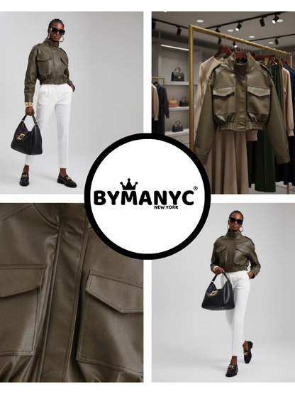Women's Eco Jacket WEST VILLAGE NY CITY Collection BYMANYC ® New York