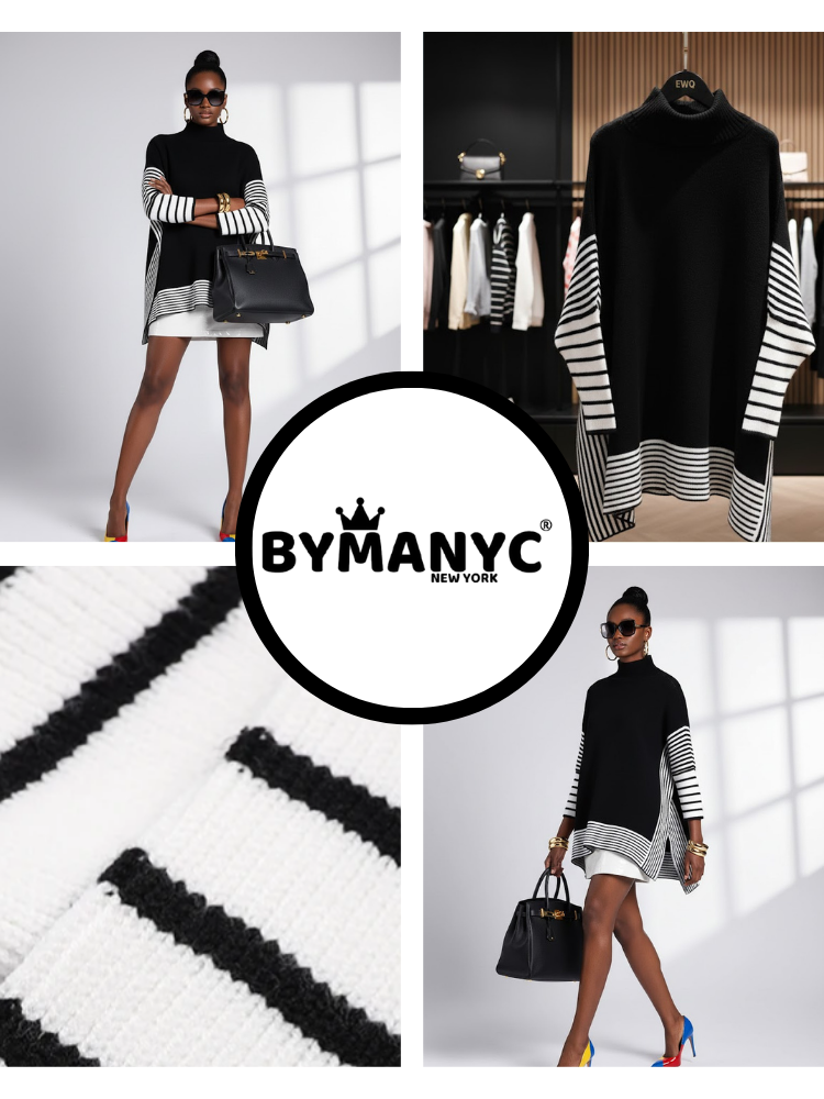 Women's Eco KNITWEAR CARNEGIE NYFW New Collection BYMANYC ® New York