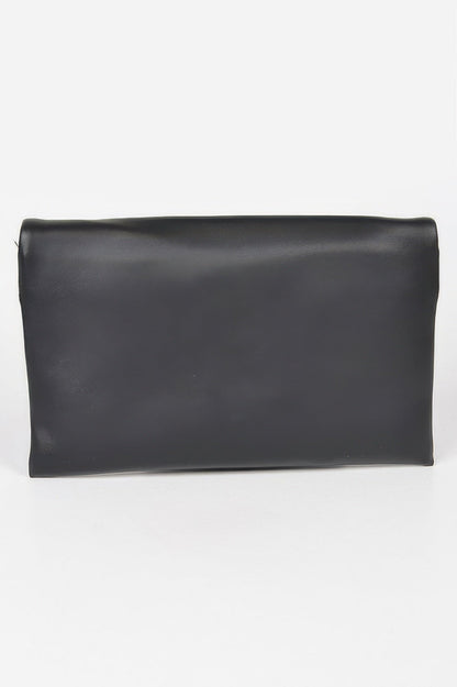 Women's Handbag Metallic Buckle Clutch - MEATPACKING - BYMANYC ® New York