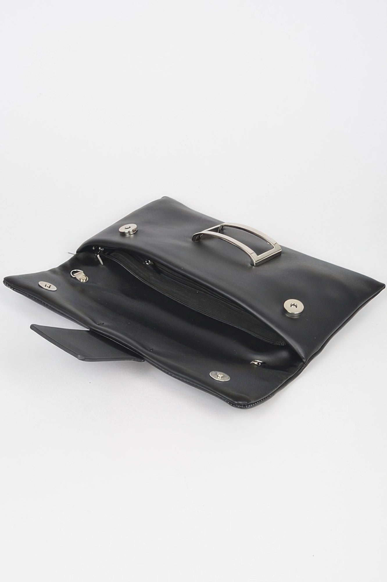 Women's Handbag Metallic Buckle Clutch - MEATPACKING - BYMANYC ® New York