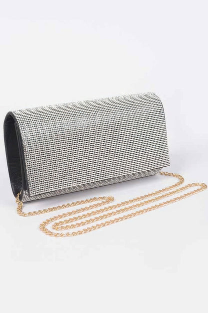 Women's Handbag Rhinestone Clutch - THE VILLAGE - BYMANYC ® New York