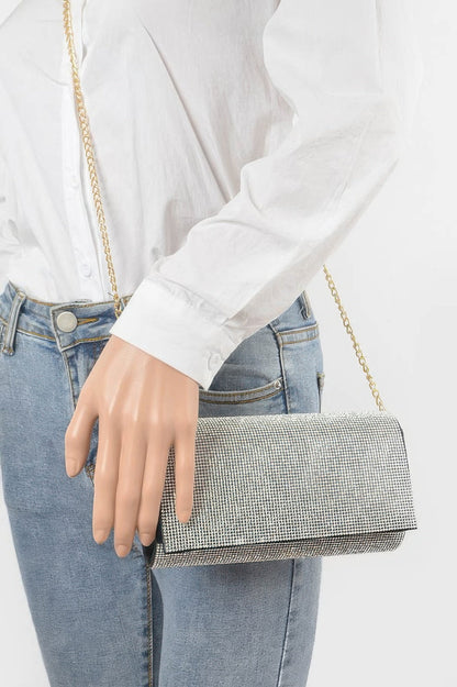 Women's Handbag Rhinestone Clutch - THE VILLAGE - BYMANYC ® New York