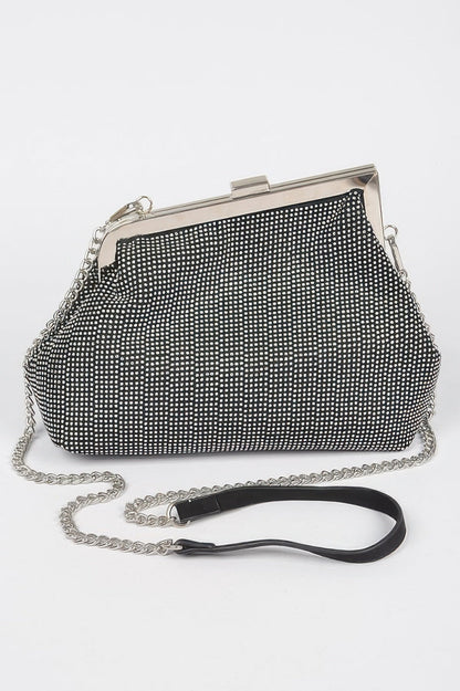 Women's Handbag Rhinestone Frame Clutch - HELL'S KITCHEN - BYMANYC ® New York