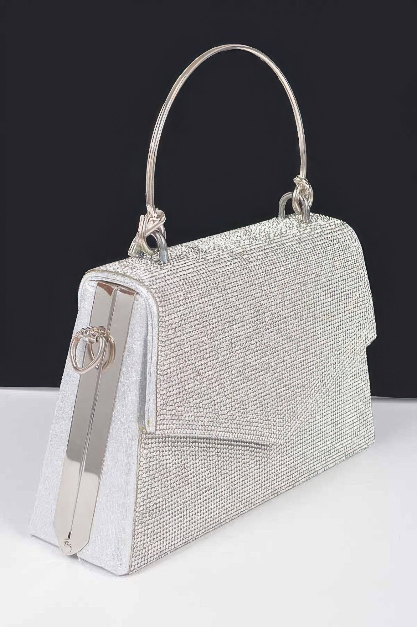 Women's Handbag Rhinestone Metal Handle - SOHO - BYMANYC ® New York