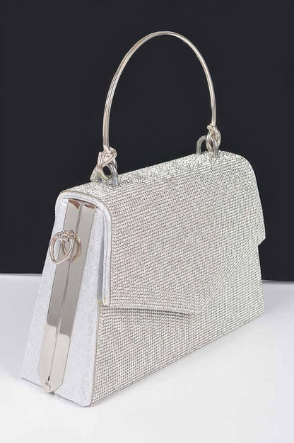 Women's Handbag Rhinestone Metal Handle - SOHO - BYMANYC ® New York