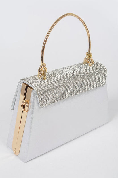 Women's Handbag Rhinestone Metal Handle - SOHO - BYMANYC ® New York