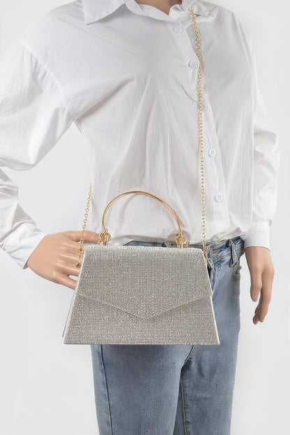Women's Handbag Rhinestone Metal Handle - SOHO - BYMANYC ® New York