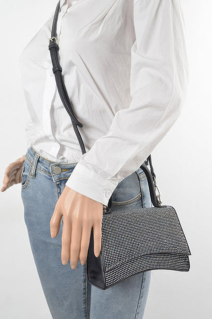 Women's Handbag Rhinestone Top Handle Bag - GRAMERCY - BYMANYC ® New York
