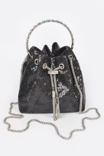 Women's Handbag Sequins Bucket Bag - NOHO - BYMANYC ® New York