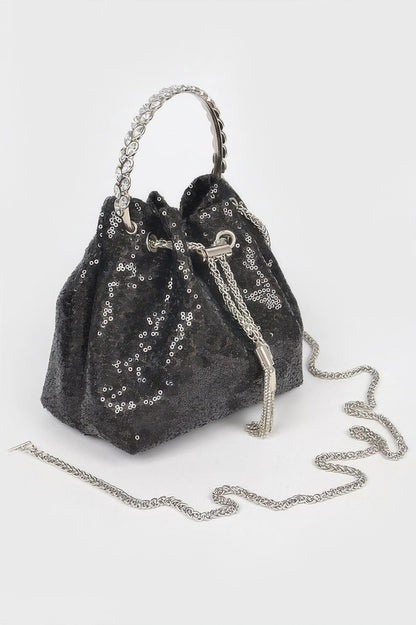 Women's Handbag Sequins Bucket Bag - NOHO - BYMANYC ® New York