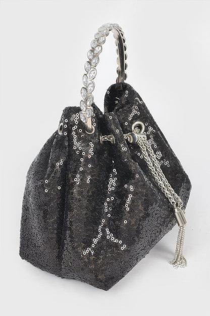 Women's Handbag Sequins Bucket Bag - NOHO - BYMANYC ® New York