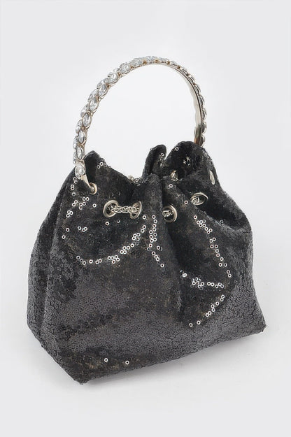 Women's Handbag Sequins Bucket Bag - NOHO - BYMANYC ® New York