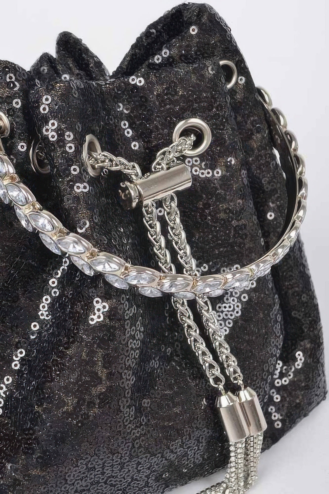 Women's Handbag Sequins Bucket Bag - NOHO - BYMANYC ® New York