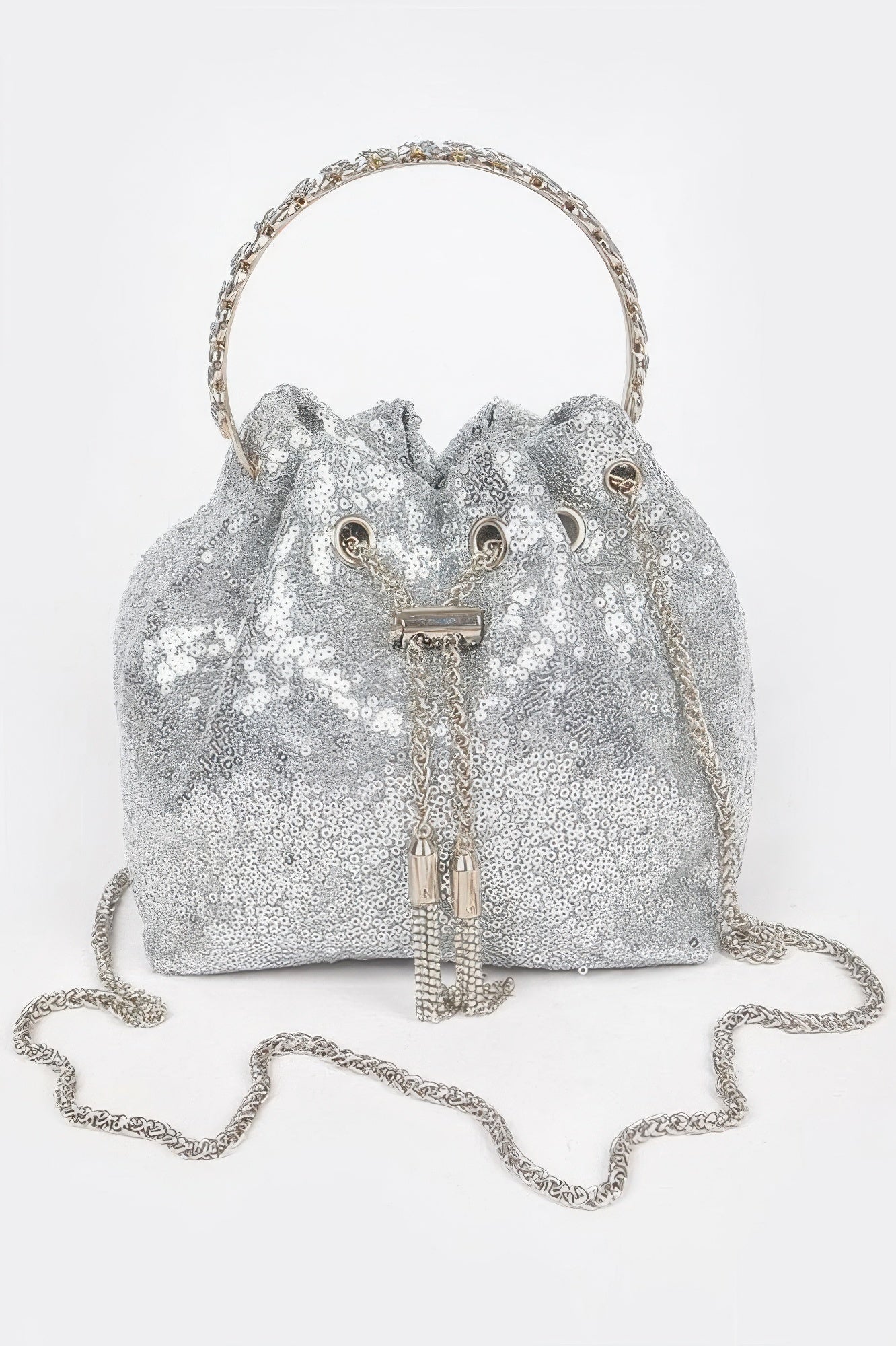 Women's Handbag Sequins Bucket Bag - NOHO - BYMANYC ® New York