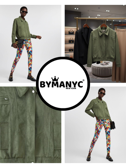 Women's Jacket HUDSON YARDS NYFW New Colecction BYMANYC ® New York